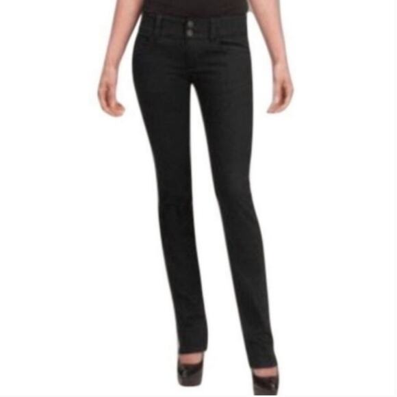 CAbi Women's Lou Lou Straight Leg Jean Black Size 2 - Picture 1 of 11